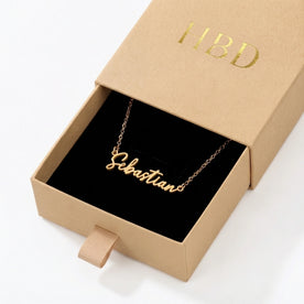 Sebastian Name Necklace | 18ct Gold, Silver & Vermeil | Ready to Ship