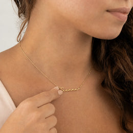 Sienna Name Necklace | 18ct Gold, Silver & Vermeil | Ready to Ship
