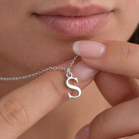 Personalised Initial Necklace | Gold, Silver & Vermeil | HBD
