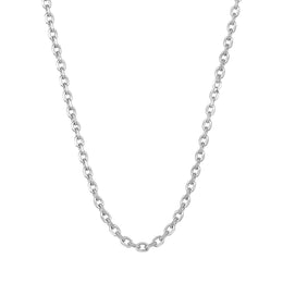 Anchor Chain Necklace in 18ct Gold or Sterling Silver – 14" to 20" Sizes