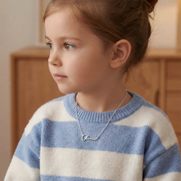 Kids Name Necklace | Personalised Children’s Necklace | HBD