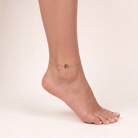 Initial Anklet | Personalised Letter | HBD