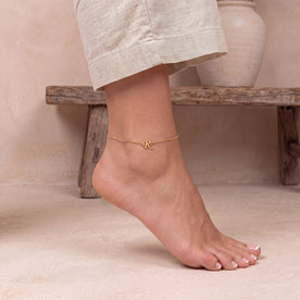 Initial Anklet | Personalised Letter | HBD