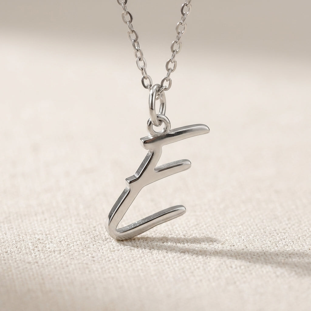 Personalised Initial Necklace | Gold, Silver & Vermeil | HBD
