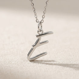 Personalised Initial Necklace | Gold, Silver & Vermeil | HBD