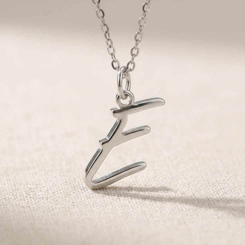 Personalised Initial Necklace | Gold, Silver & Vermeil | HBD