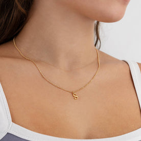 Personalised Initial Necklace | Gold, Silver & Vermeil | HBD