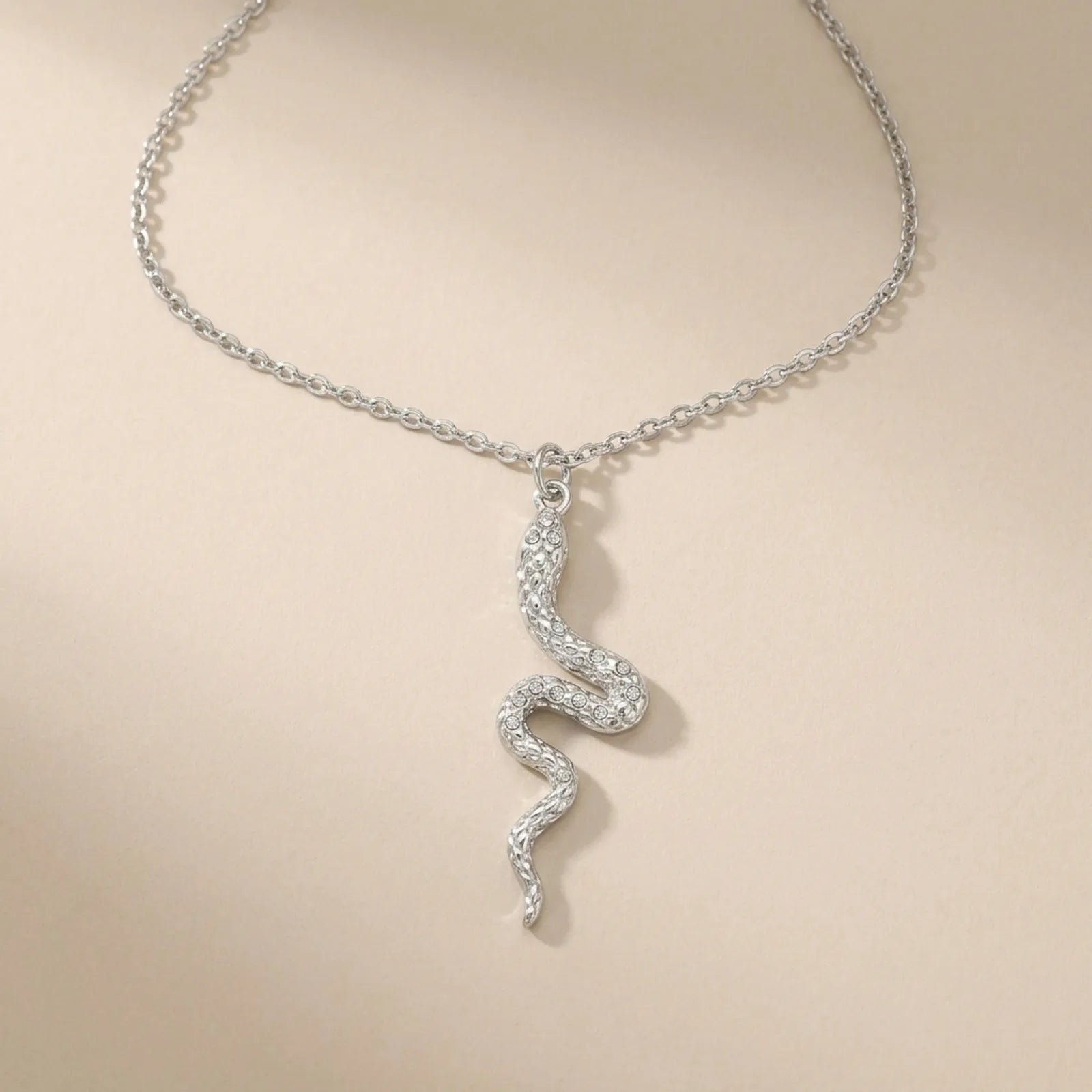 Snake Pendant Necklace