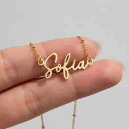 Sofia Name Necklace | 18ct Gold, Silver & Vermeil | Ready to Ship