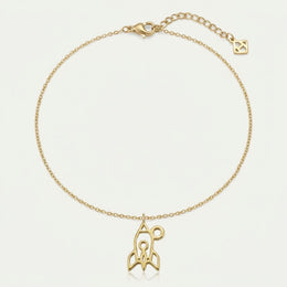 Space Rocket Charm Necklace & Bracelet