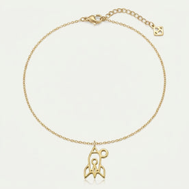 Space Rocket Charm Necklace & Bracelet