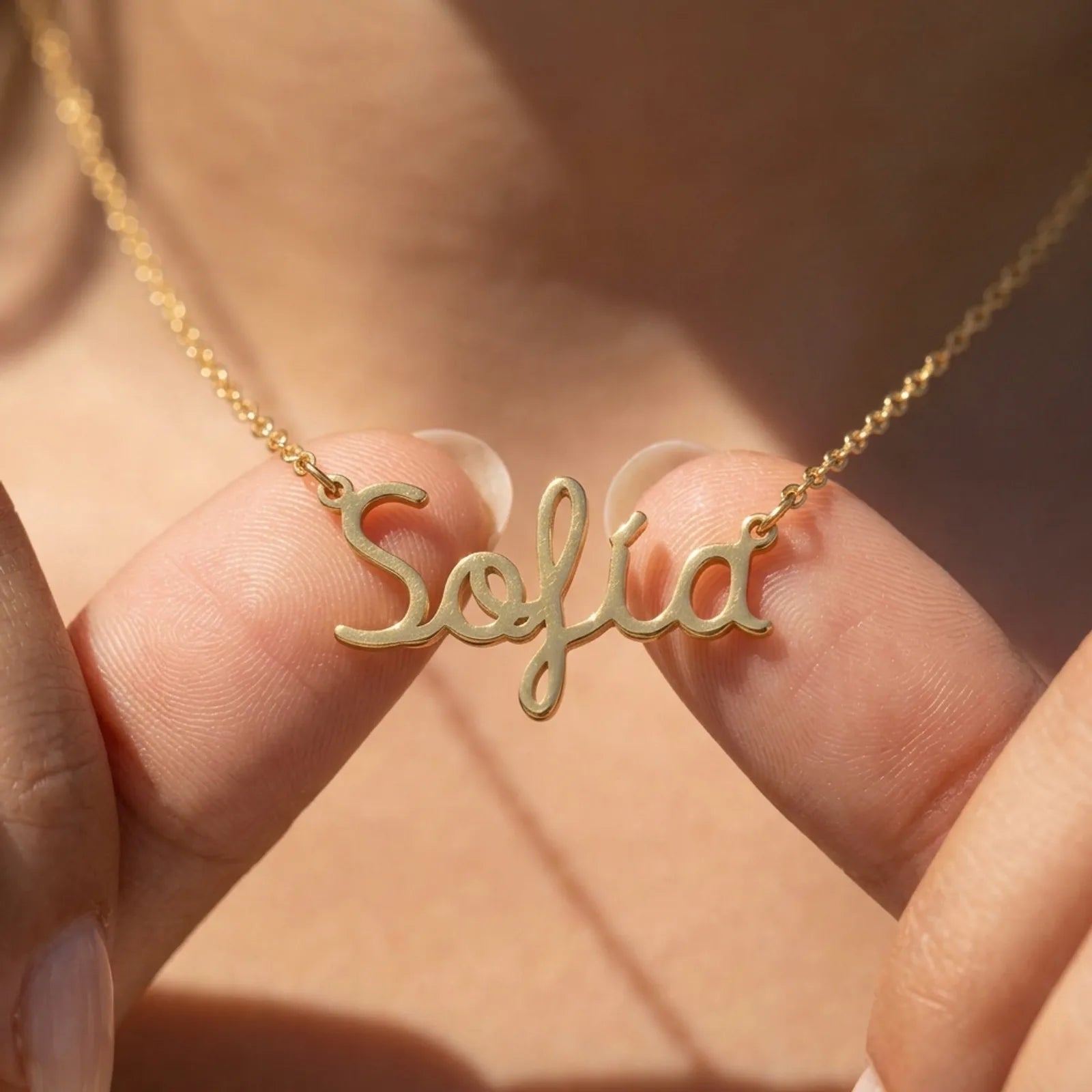 Spanish Name Necklace - Personalised Name Jewellery | Collar con nombre