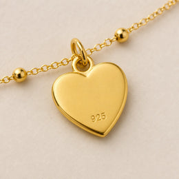 St Christopher Heart Bracelet in 14ct Gold or Sterling Silver