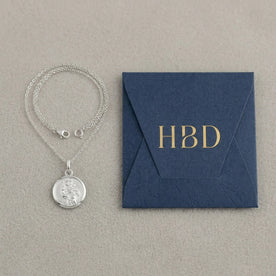 St Christopher Medallion Necklace