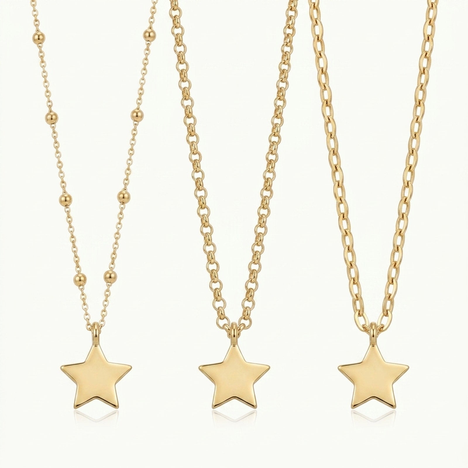 Star Charm Necklace & Bracelet