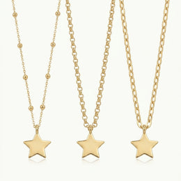 Star Charm Necklace & Bracelet