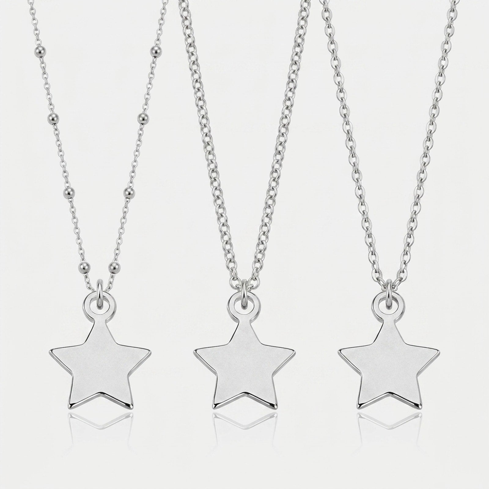Star Charm Necklace & Bracelet