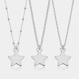 Star Charm Necklace & Bracelet