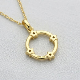 Star Circle Pendant