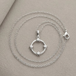 Star Circle Pendant