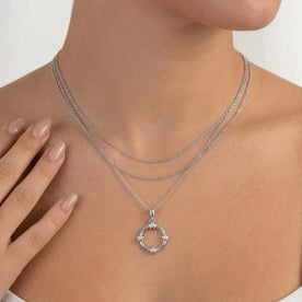 Star Circle Pendant