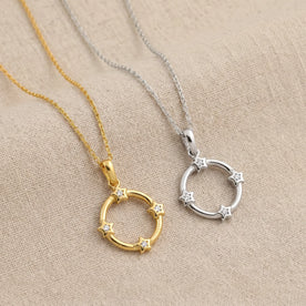 Star Circle Pendant