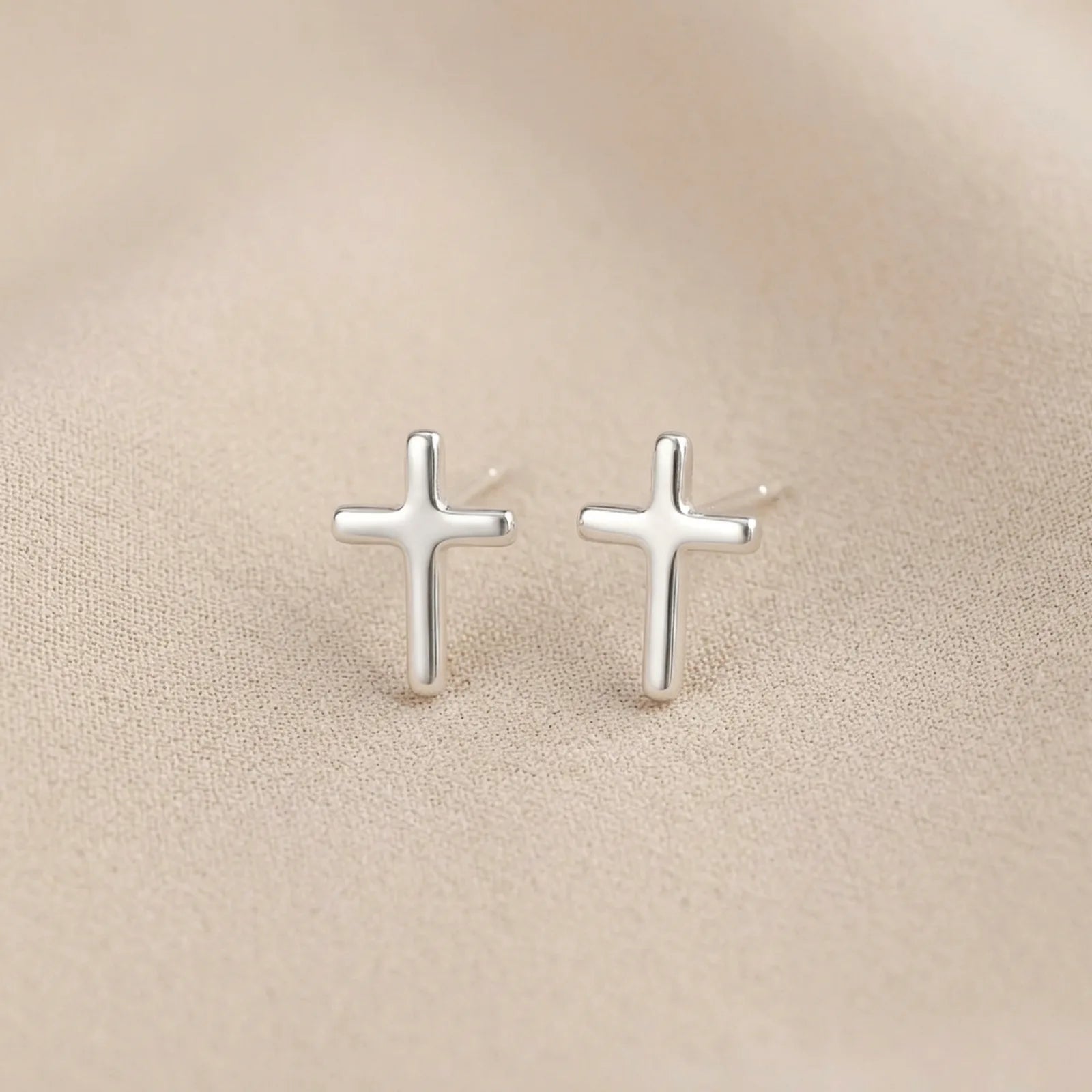 Cross Stud Earrings