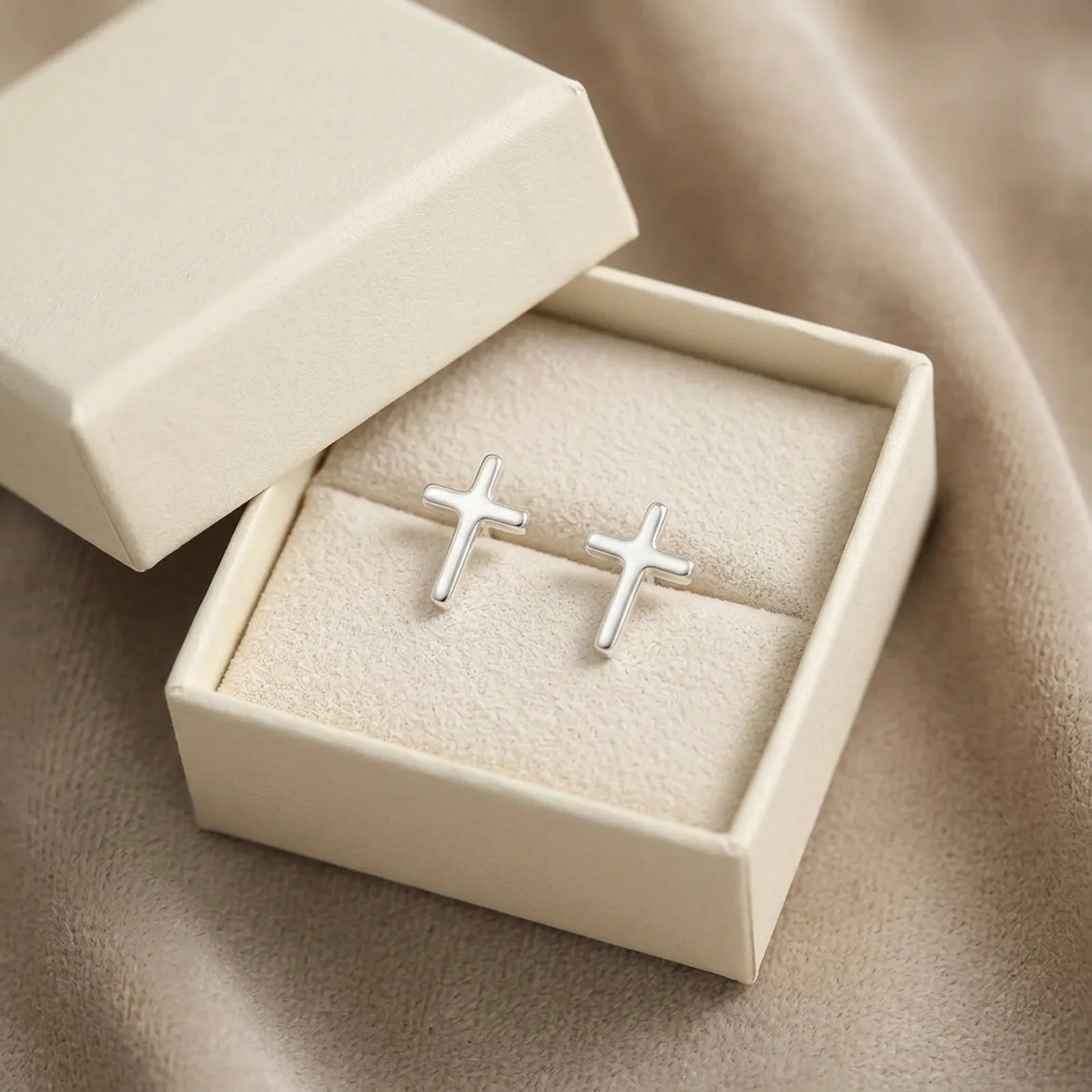 Cross Stud Earrings