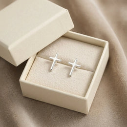 Cross Stud Earrings