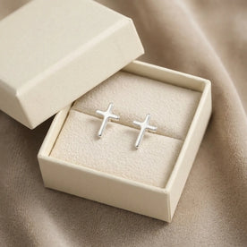 Cross Stud Earrings