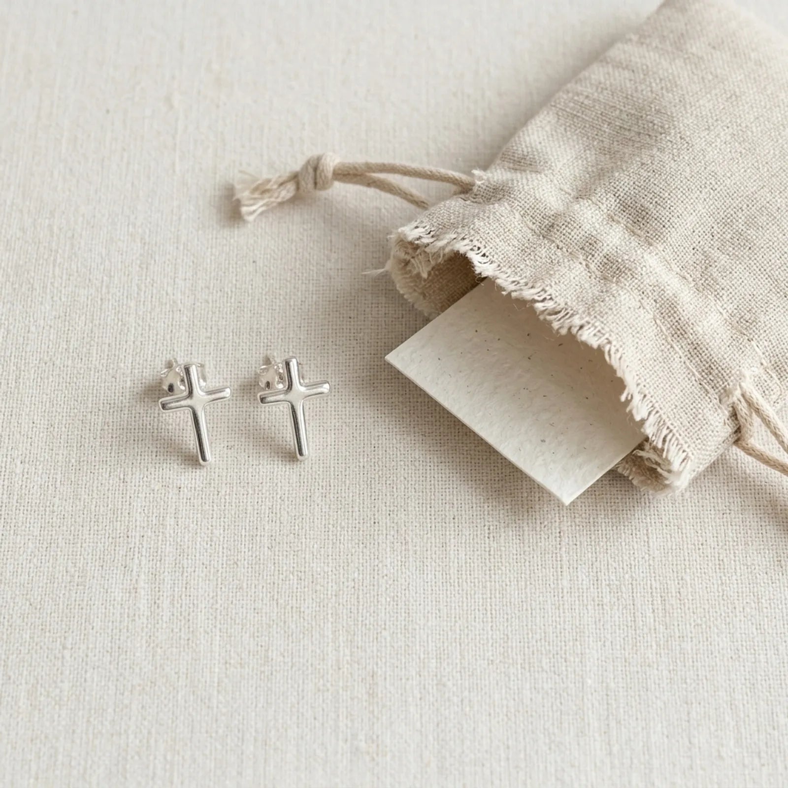 Cross Stud Earrings