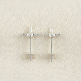 Cross Stud Earrings