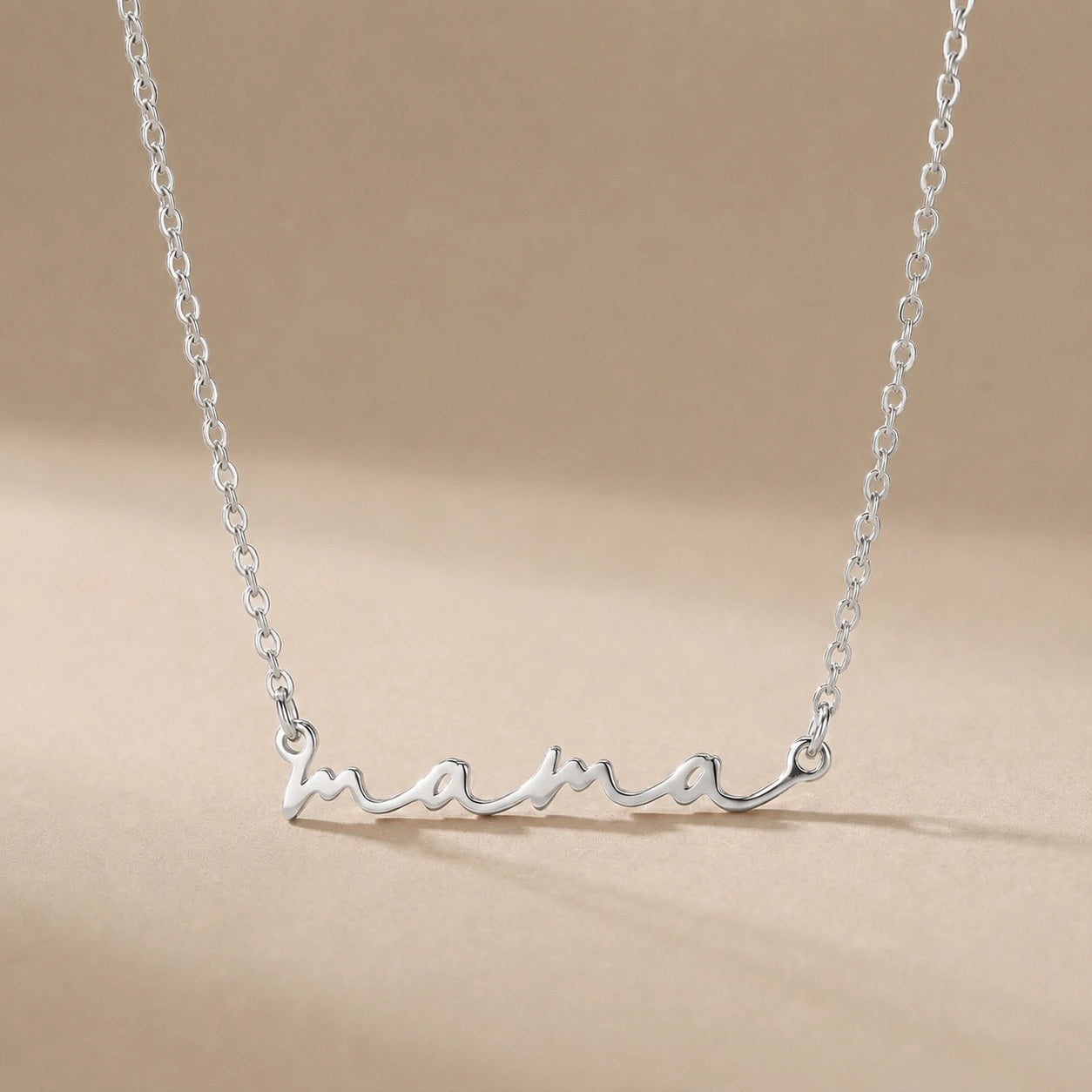 Mama Necklace in 18ct Gold, Gold Vermeil & Sterling Silver