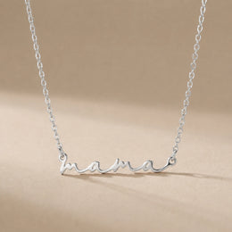 Mama Necklace in 18ct Gold, Gold Vermeil & Sterling Silver