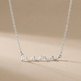 Mama Necklace in 18ct Gold, Gold Vermeil & Sterling Silver
