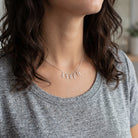 Necklace Sterling Silver / Style 1 / 18" Inches Custom Initial Name Necklace HBD