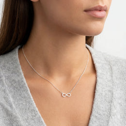 Infinity Necklace for Women in Gold, Silver & Vermeil