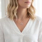 Necklace Sterling Silver / Style 1 / 18" Inches Personalised Year Of Birth Necklace HBD