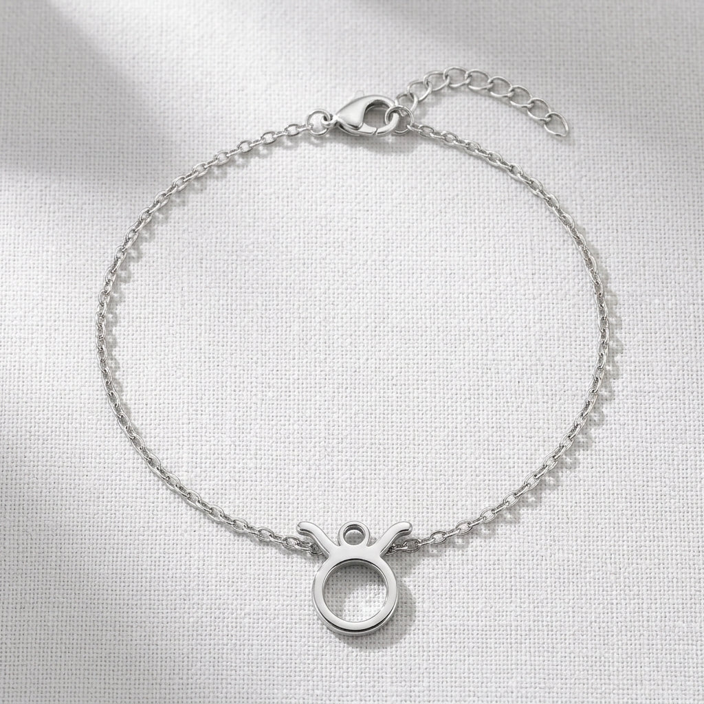 Taurus Zodiac Bracelet | Star Sign Charm, Gold & Silver