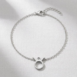 Taurus Zodiac Bracelet | Star Sign Charm, Gold & Silver