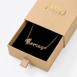 Thomas Name Necklace | 18ct Gold, Silver & Vermeil | Ready to Ship