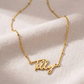Tilly Name Necklace | 18ct Gold, Silver & Vermeil | Ready to Ship