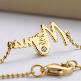 To the Beautiful Mum-to-Be Bracelet Set & Personalised Teddy Bear