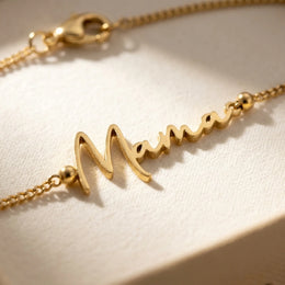 To the Beautiful Mum-to-Be Bracelet Set & Personalised Teddy Bear