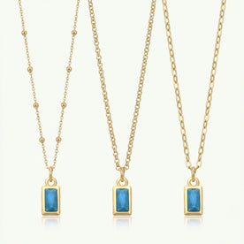 Turquoise Charm Necklace & Bracelet