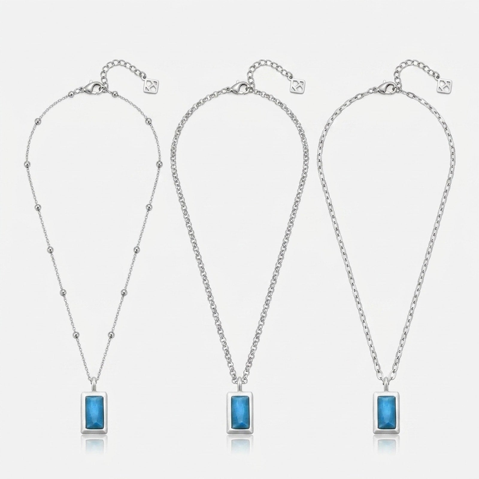 Turquoise Charm Necklace & Bracelet