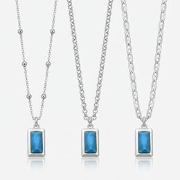 Turquoise Charm Necklace & Bracelet