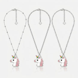 Unicorn Charm Necklace & Bracelet