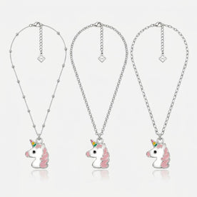Unicorn Charm Necklace & Bracelet
