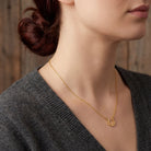 Necklace Vermeil / Style 1 / 18" Inches Horseshoe Pendant Necklace HBD